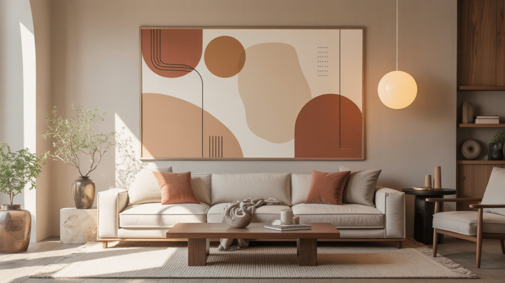 Warm Minimalist Art