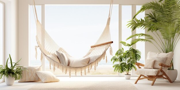 White Hammock Chair