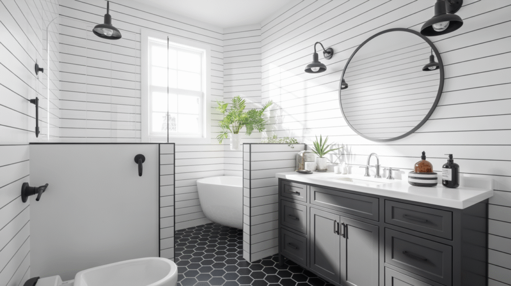  White Shiplap Walls