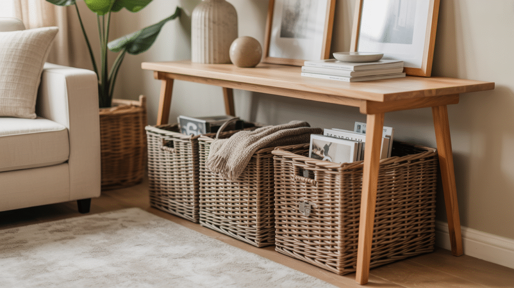 Wicker Basket Storage
