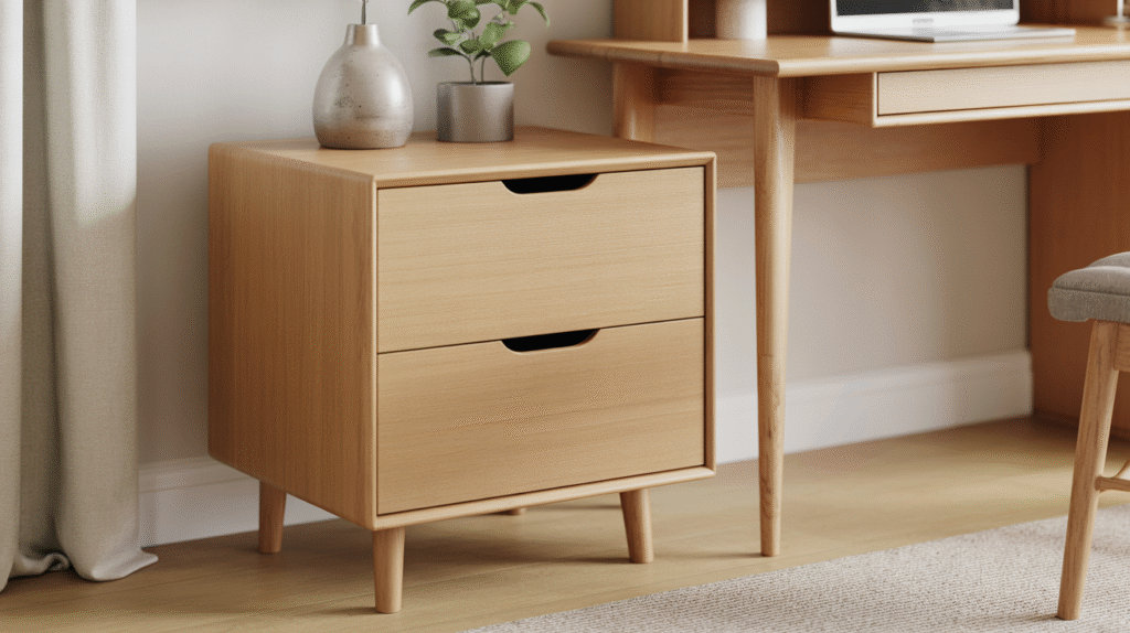  Wooden Filing Cabinet