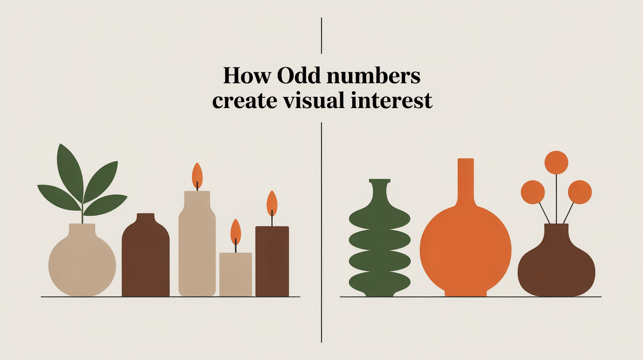 How Odd Numbers Create Visual Interest