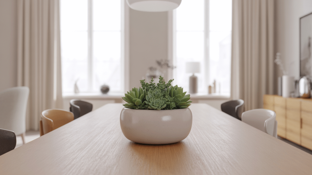 Potted Succulent Centerpiece
