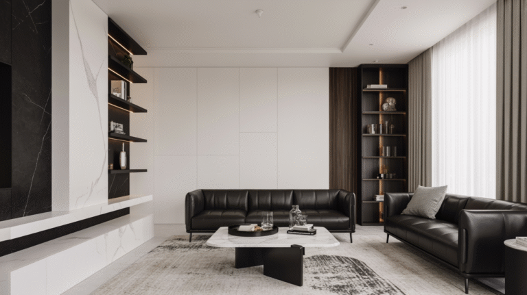 22 Black and White Living Room Ideas for Classic Yet Contemporary Design