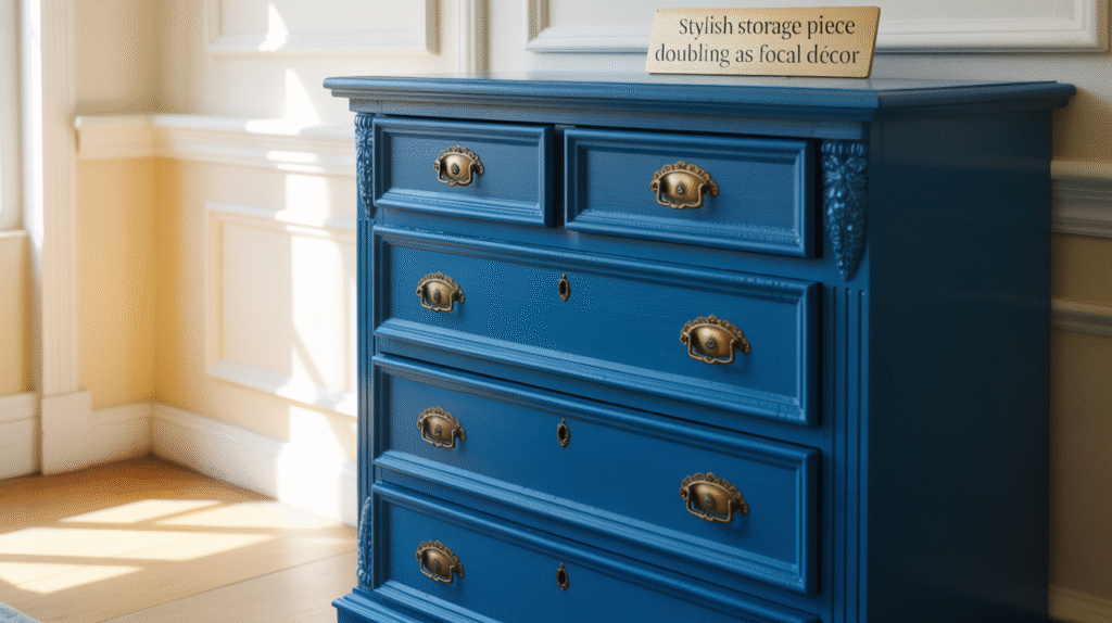 Blue Chest of Drawers