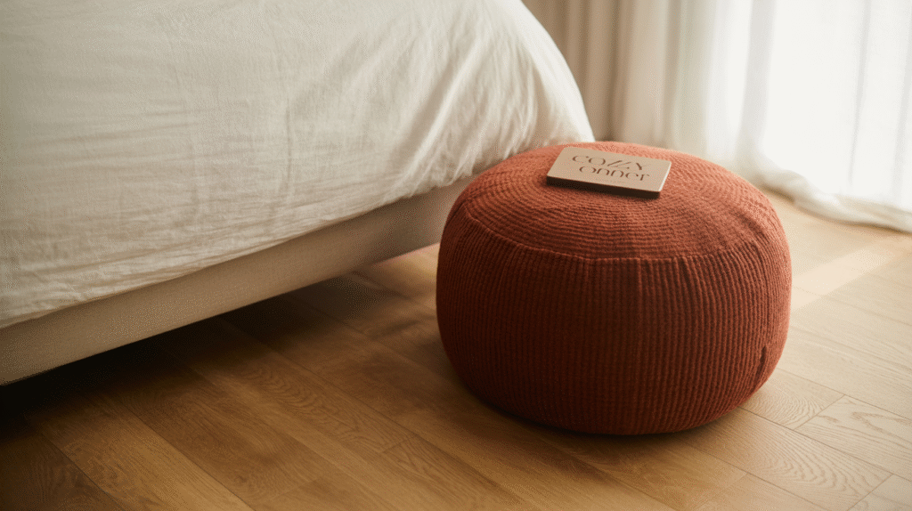 Burnt Ochre Pouf