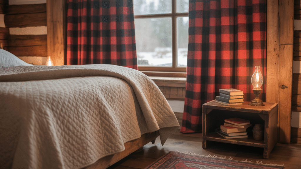 Plaid Flannel Curtain Panels