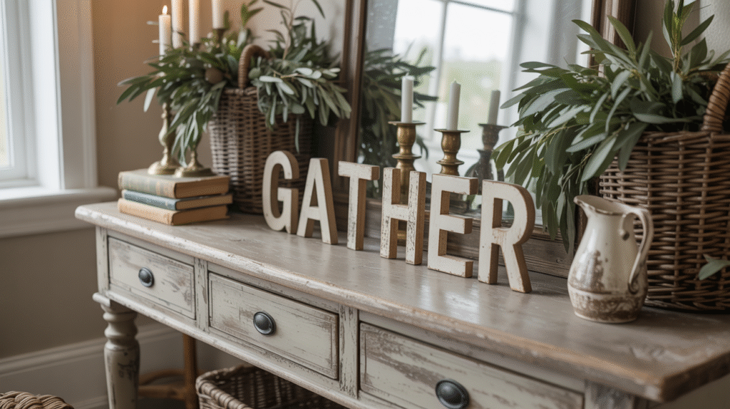 Farmhouse Console Table