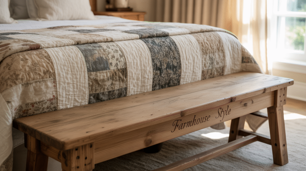 Farmhouse Style Bench