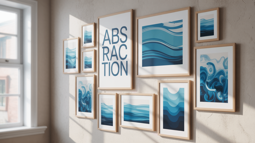 Blue Wall Art
