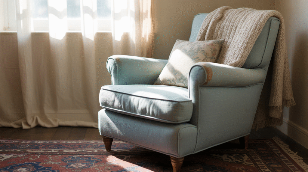 Light Blue Armchair