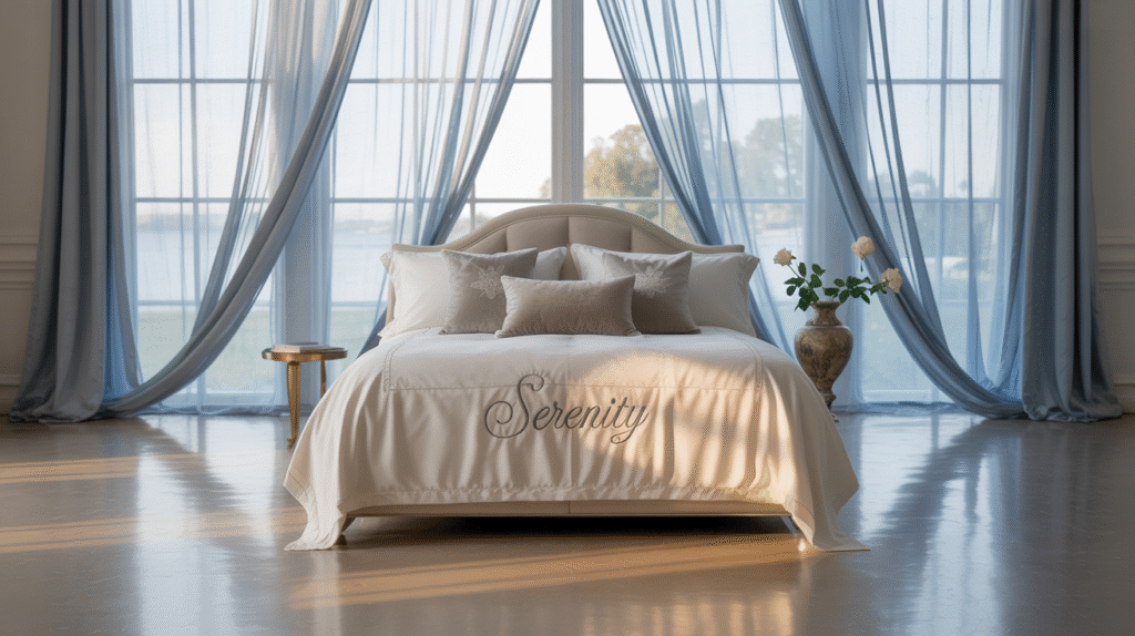 Breezy Blue Drapes