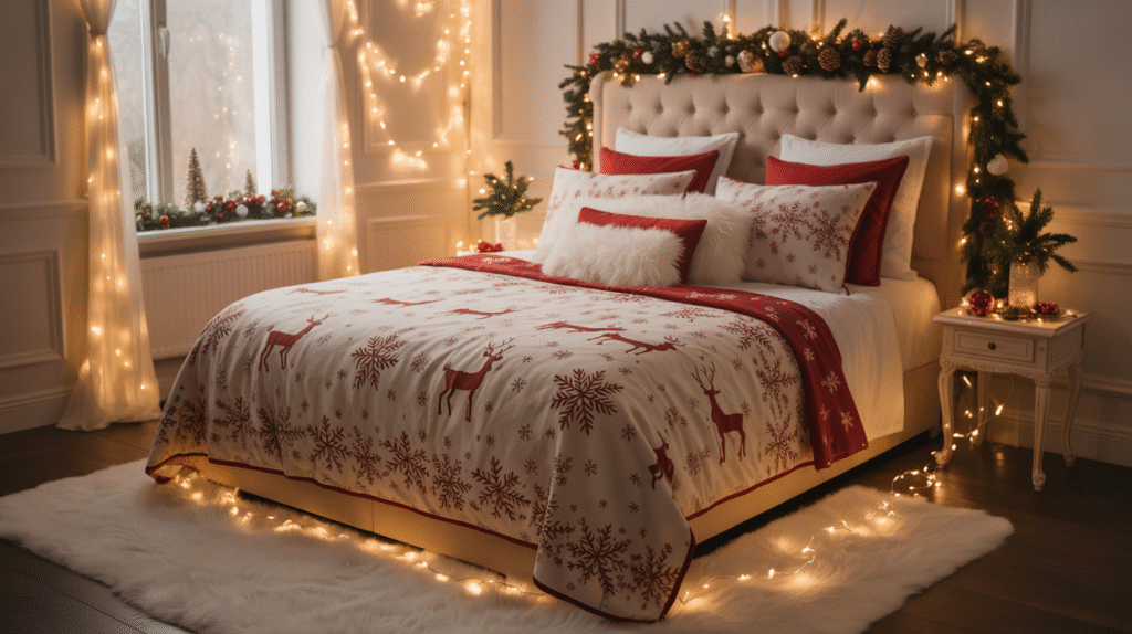  Festive Christmas Bedspread