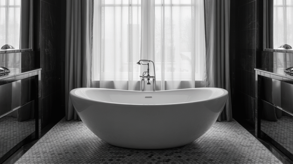 Luxurious Spa-Style Monochrome Retreat