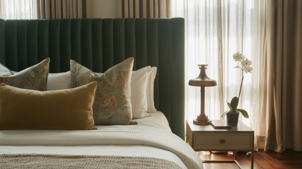 Plush Velvet Headboard