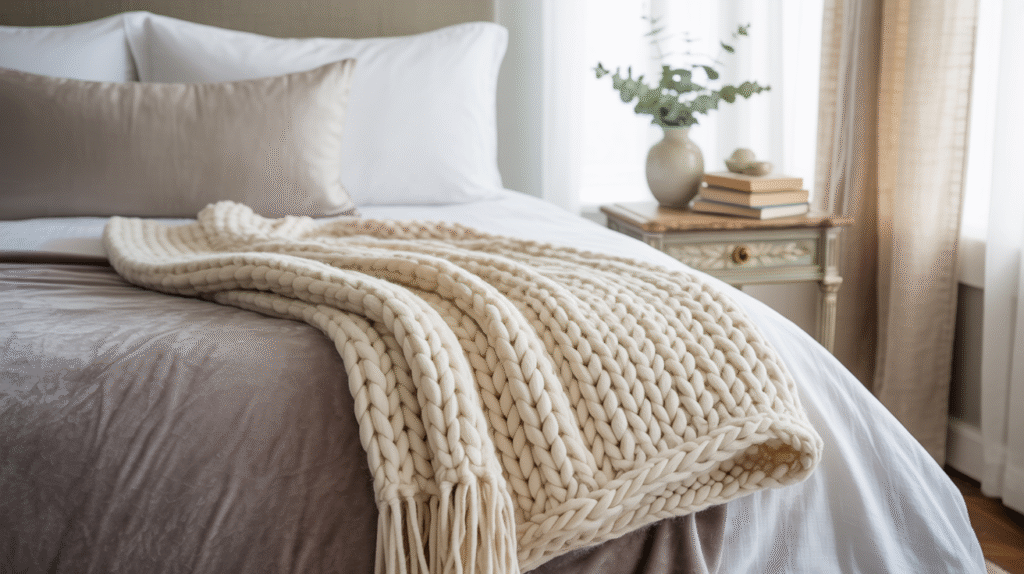 Soft Knit Throw Blanket