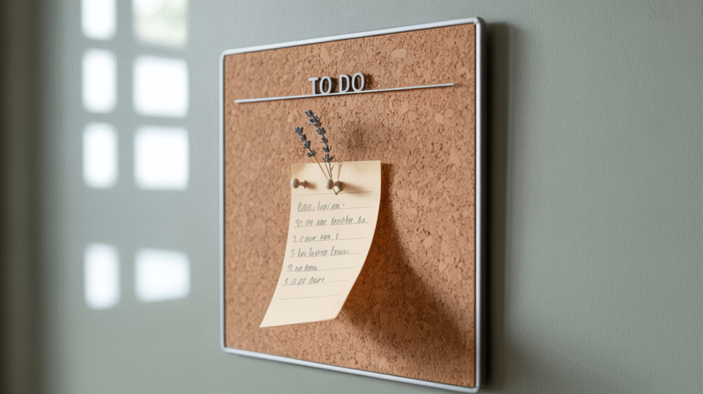 Minimalist Cork Board