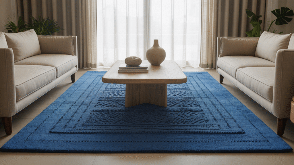 Royal Blue Area Rug