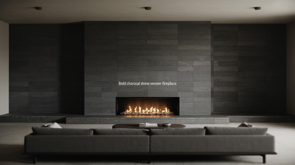 Charcoal Stone Veneer