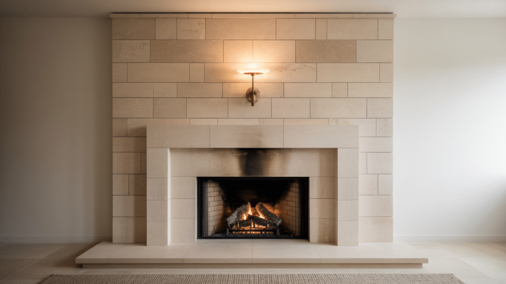 Neutral Limestone Surround