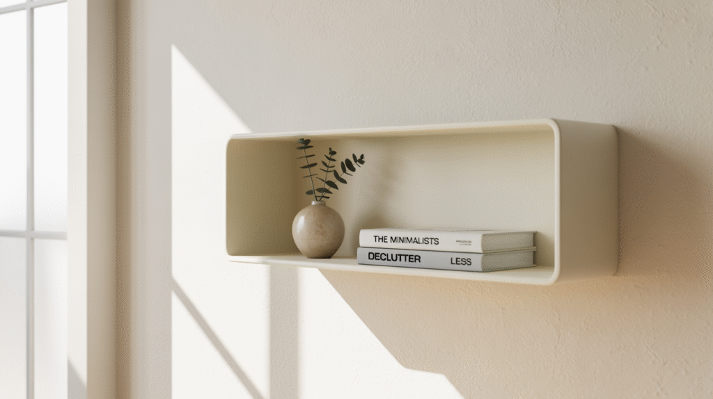 Using Negative Space to Let Shelves Breathe