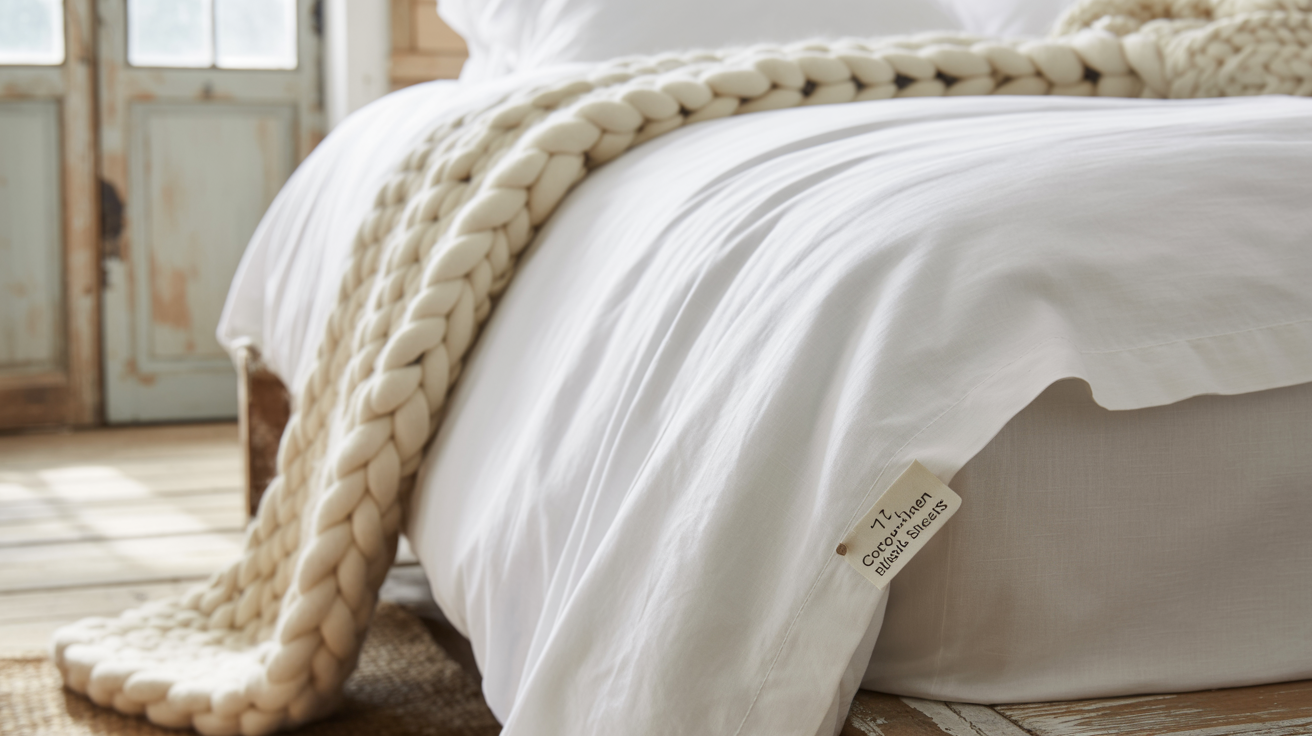 Cotton-Linen Blend Sheets
