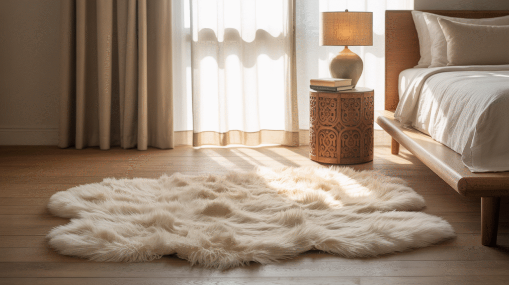  Faux Fur Area Rug