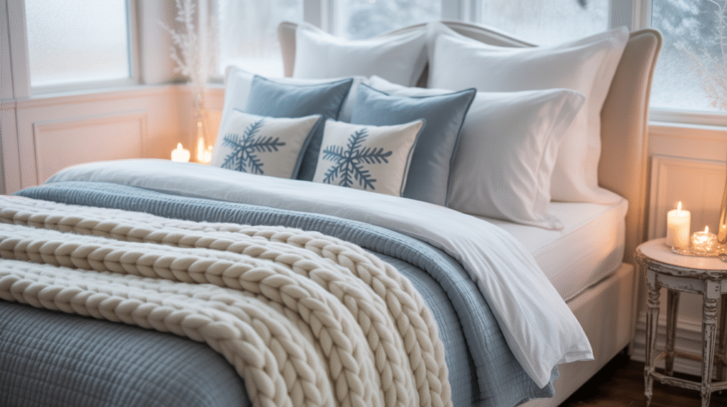 Cozy Snowflake Pillows