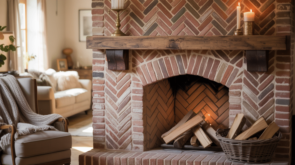 Rustic Textured Herringbone