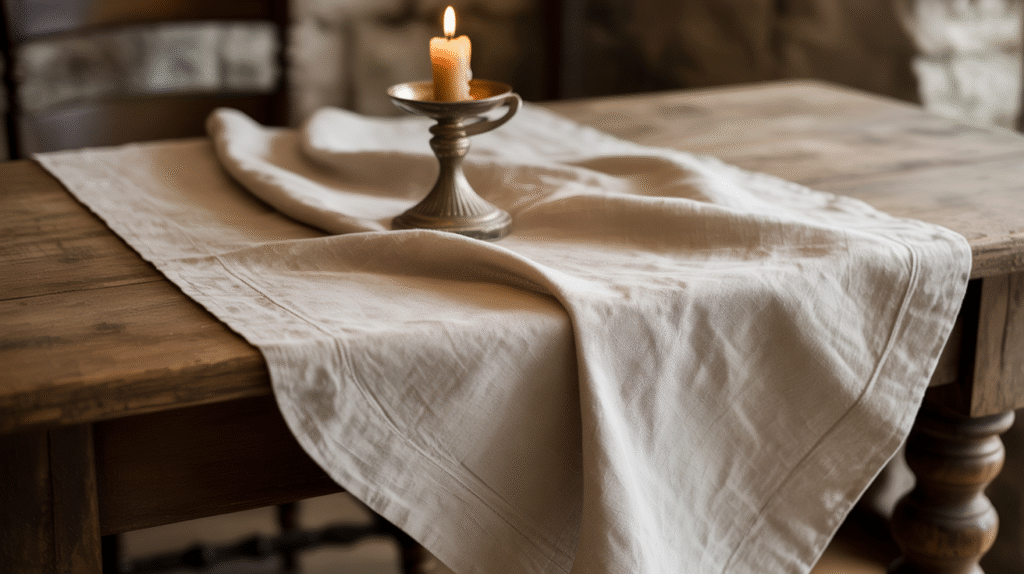 Heavy Linen Tablecloth