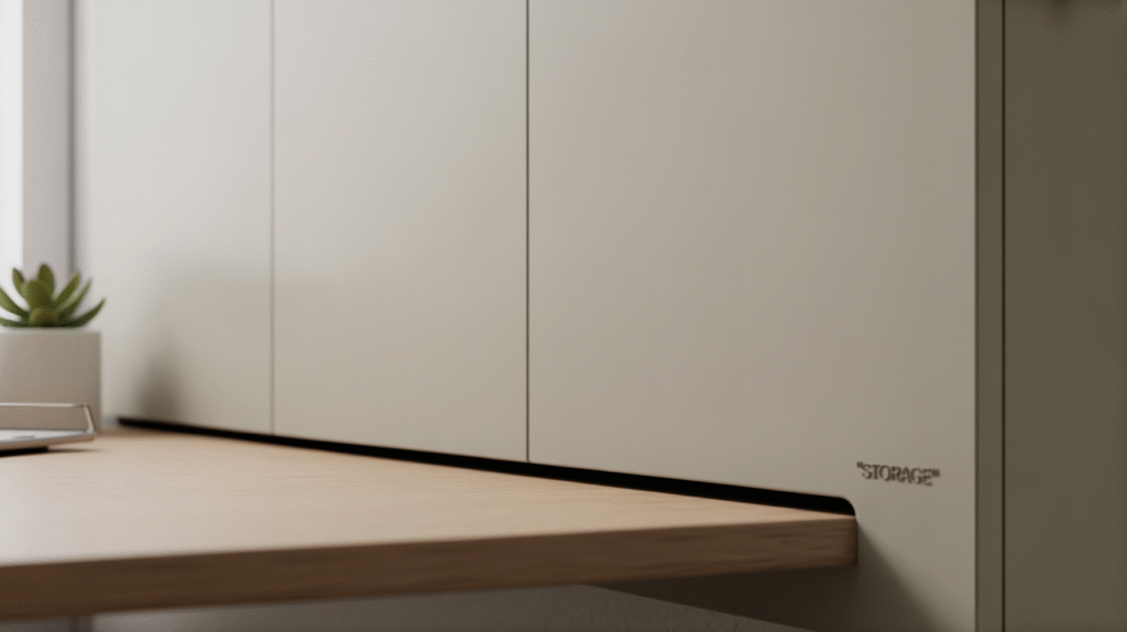 Push-to-Open Cabinet