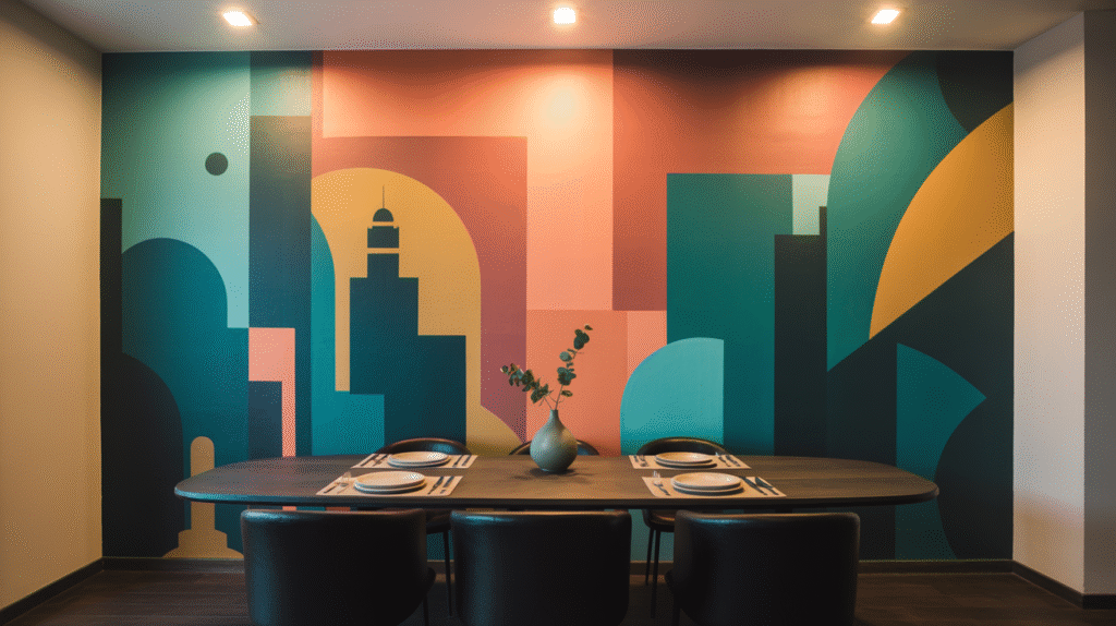 Murals with Bold Motifs