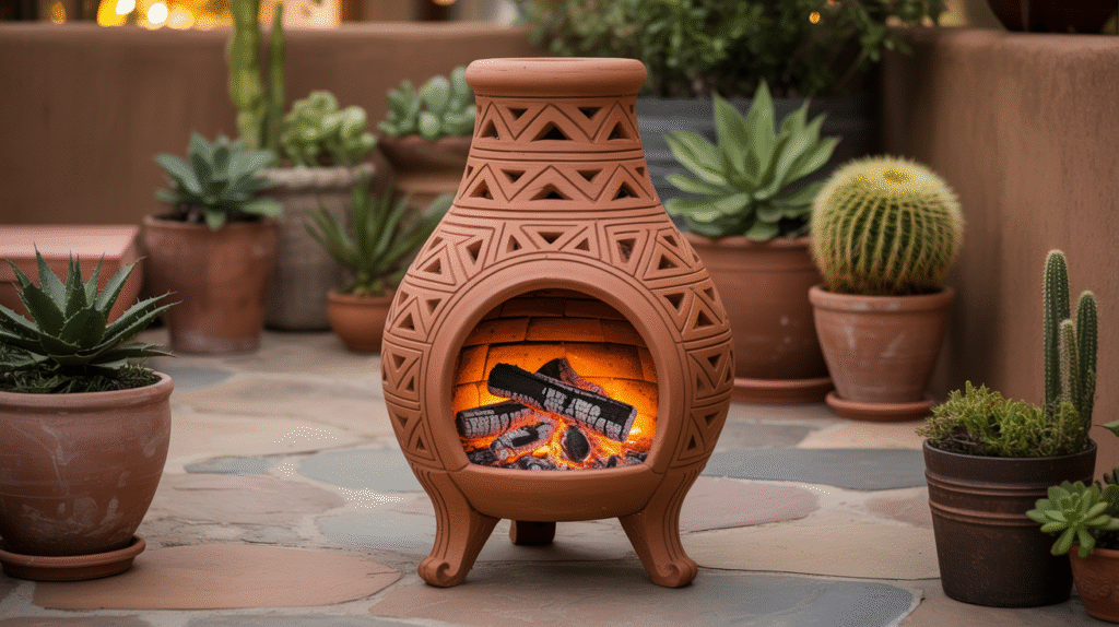 Ceramic Chiminea