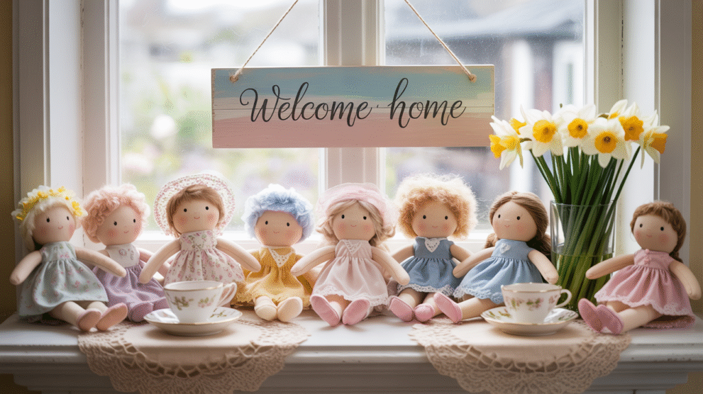 Handcrafted Pastel Dolls