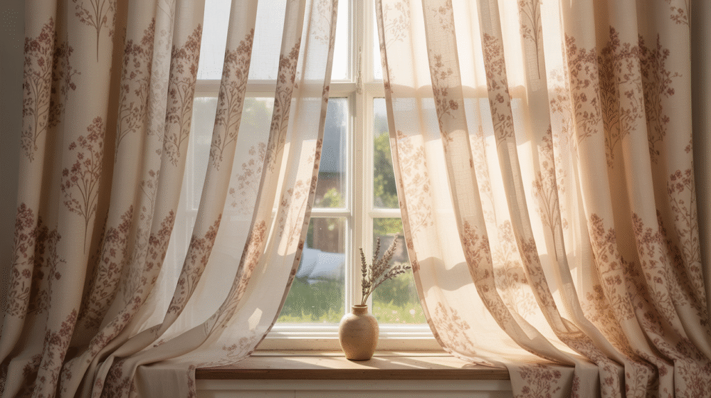  Vintage Floral Curtains