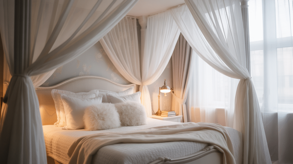 White Canopy Bed