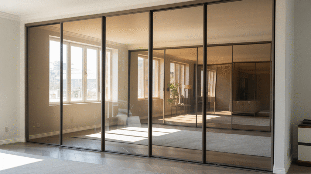  Sliding Mirror Closet