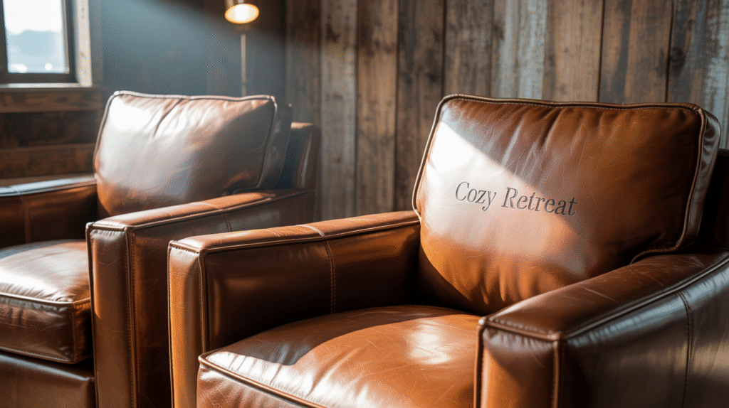 Brown Leather Chairs