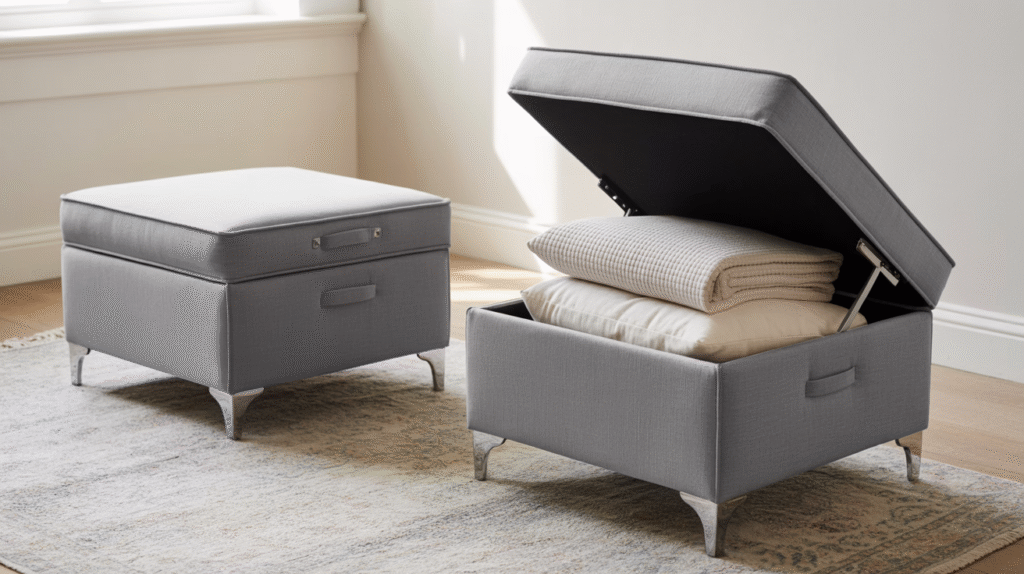 Versatile Storage Ottomans