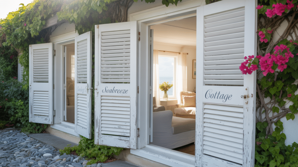 Breezy White Shutters