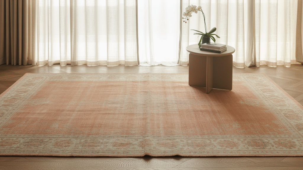 Muted Peach Rug