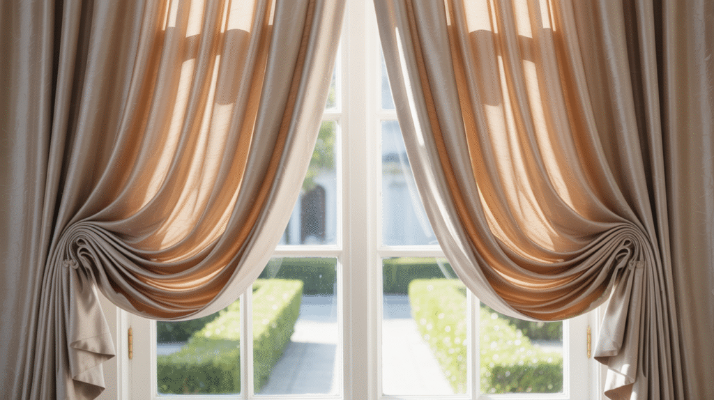  Timeless Silk Drapery