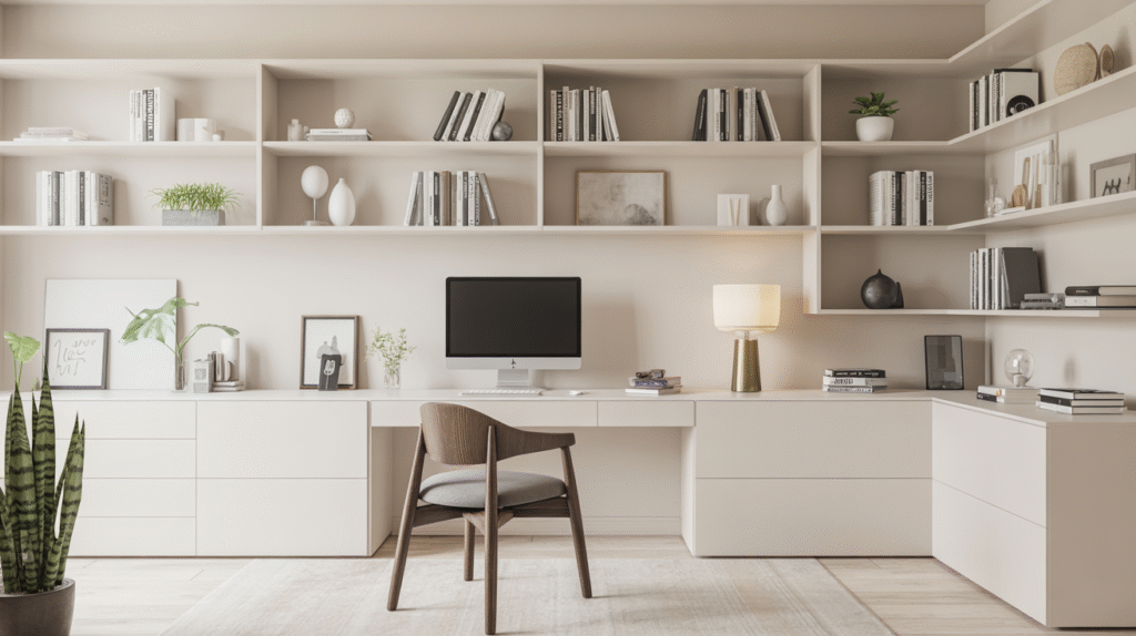 White Floating Wall Shelves
