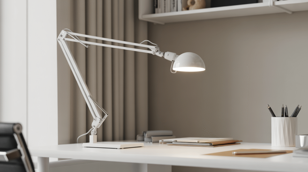 White Architect Desk Lamp