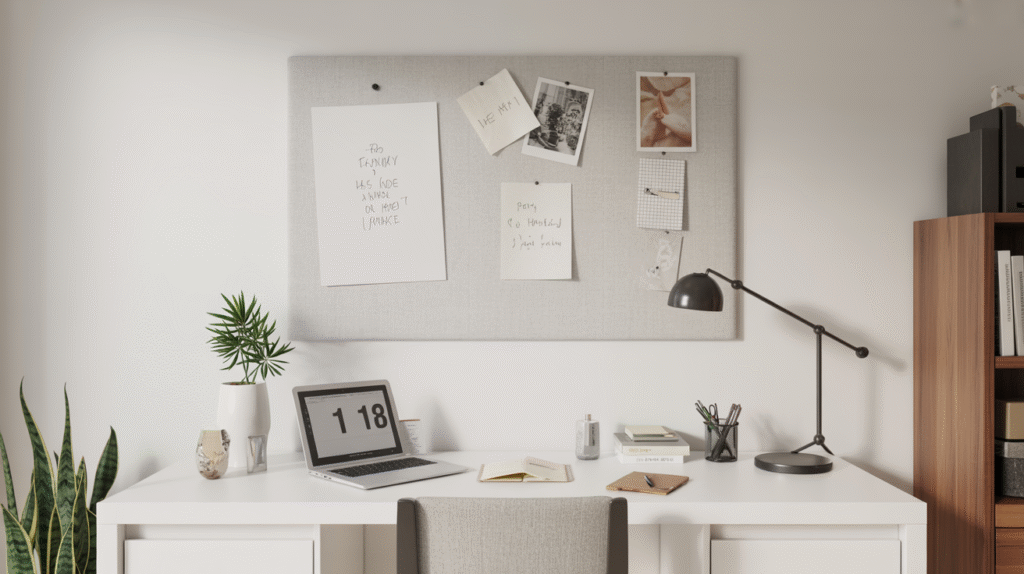 Fabric-Covered Pinboard