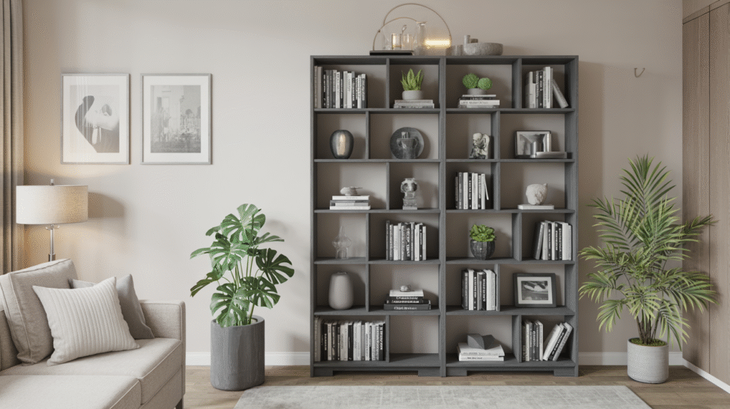 Ash Gray Bookshelf