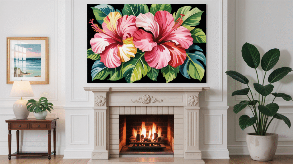 Hibiscus Flower Artwork