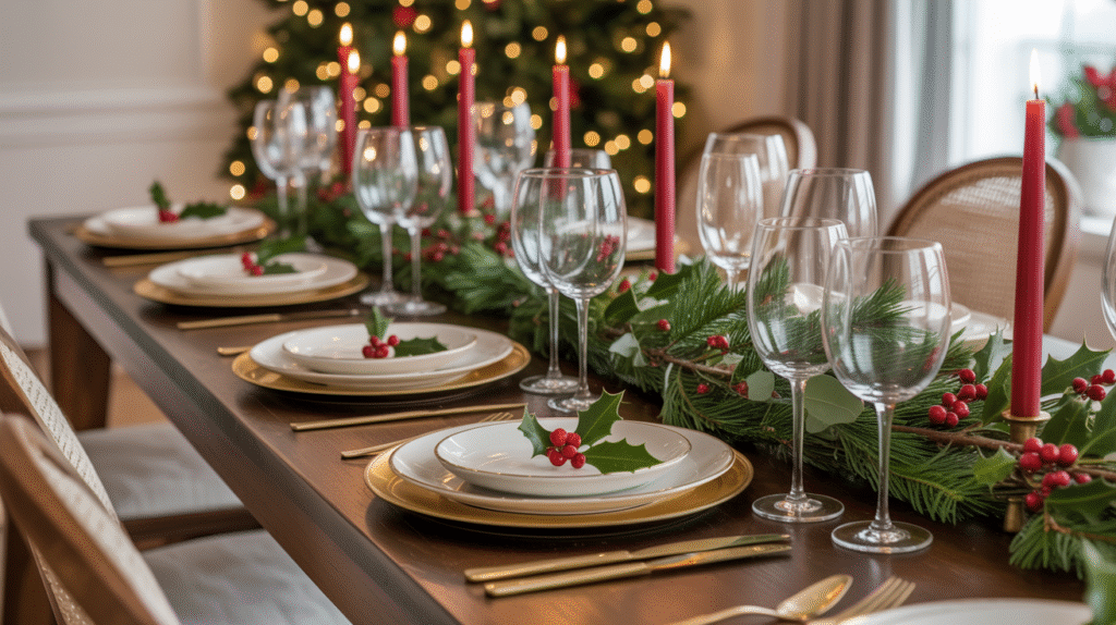  Holly Berry Place Settings