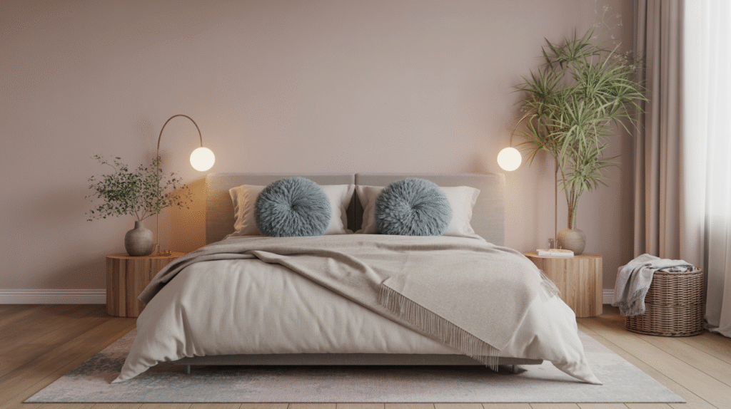 Sky Blue Throw Pillows