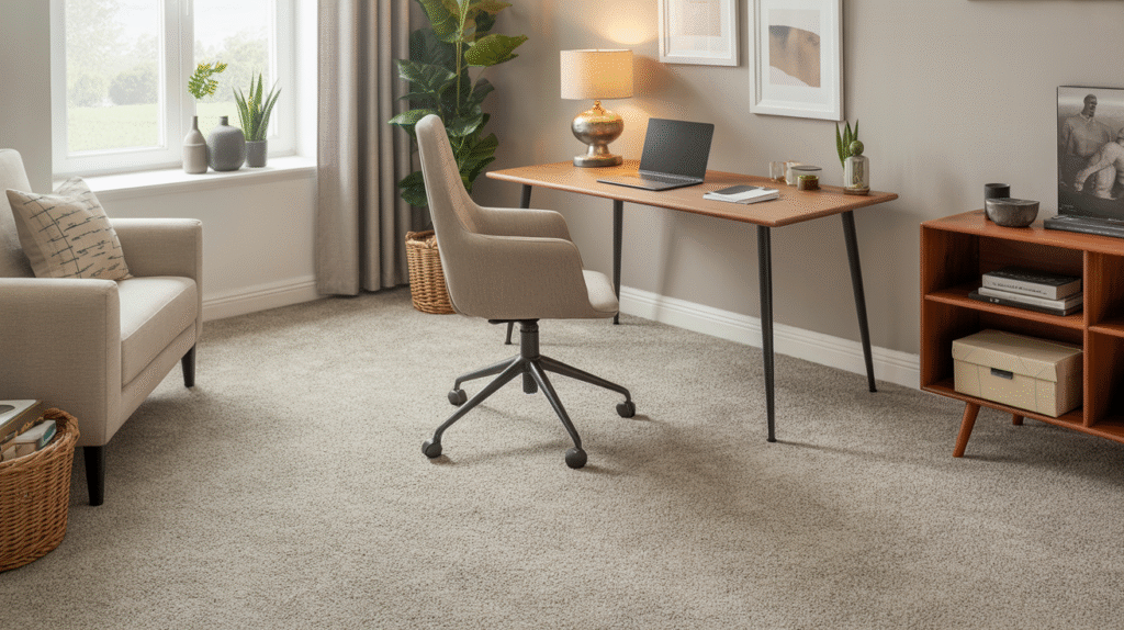 Textured Gray Carpet